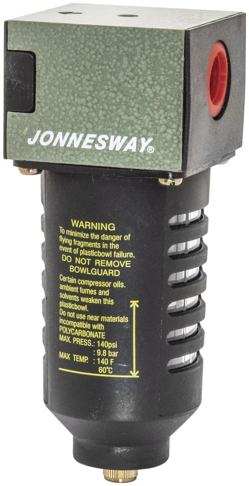 Фильтр-влагоотделитель для пневмоинструмента 1/2" Jonnesway JAZ-6710A 47502 - фото